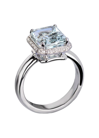 Кольцо Damiani Minou Белое золото