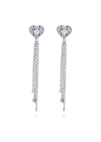 Серьги Damiani Belle Epoque Белое золото