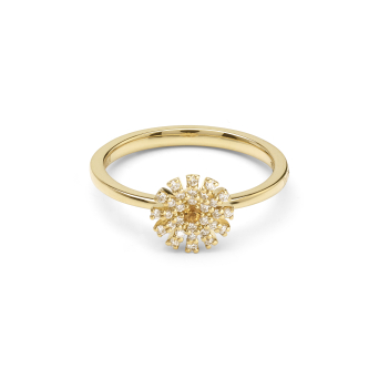 Кольцо Damiani Margherita Желтое золото