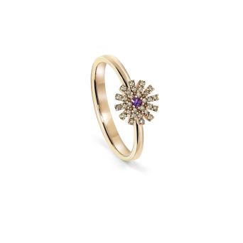 Кольцо Damiani Margherita Розовое золото
