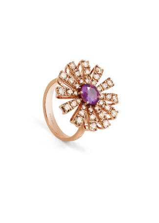 Damiani Кольцо Damiani Margherita Розовое золото