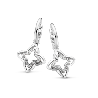 Constella Серьги Tirisi Seoul Flower Белое золото 9