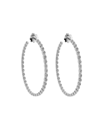 Серьги Damiani Belle Epoque Белое золото