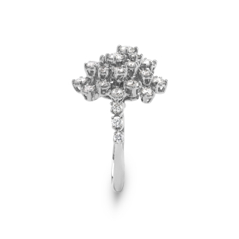 Кольцо Damiani Mimosa Белое золото