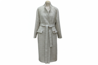 Пальто Zardozi Shades of White Шерсть