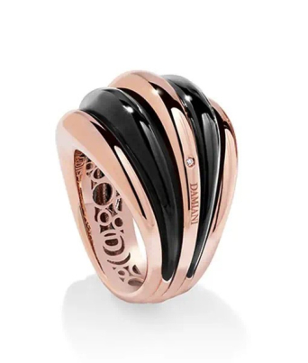 Кольцо Damiani Spicchi luna Розовое золото