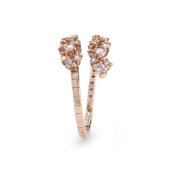 Кольцо Damiani Mimosa Flexi Розовое золото