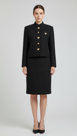 Пиджак Zardozi Shades of Black Шерсть