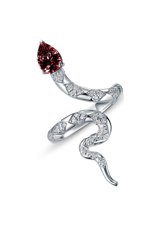 Кольцо Geoma Snake Джеома Серебро