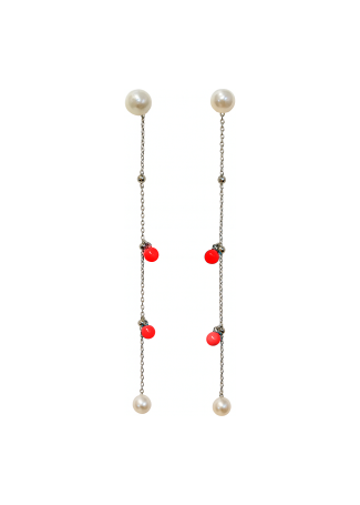 Серьги Utopia Perlage Розовое золото