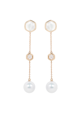 Серьги Utopia Venus Розовое золото