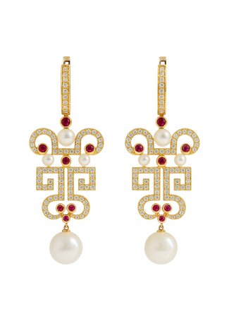 Серьги Utopia Art Deco Розовое золото