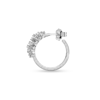 Серьги Damiani Mimosa Flexi Белое золото
