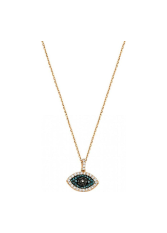 Колье BeeGoddess Eye Light Розовое золото