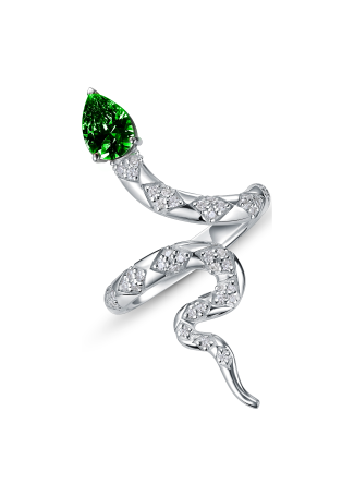 Кольцо Geoma Snake Джеома Серебро