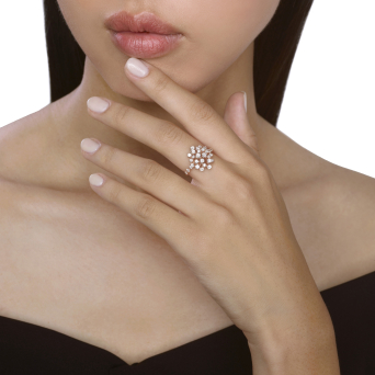 Кольцо Damiani Mimosa Розовое золото