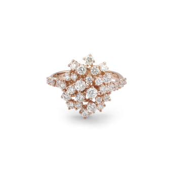 Кольцо Damiani Mimosa Розовое золото