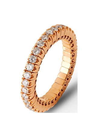 Кольцо Crivelli Tennis CRV Розовое золото