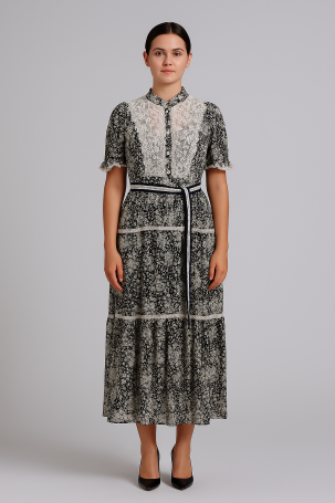 Платье Zardozi Silk / Chiffon Шифон