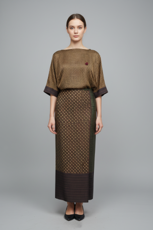 Платье Zardozi Silk / Chiffon Шелк