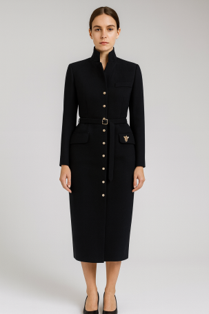 Платье Zardozi Shades of Black Шерсть