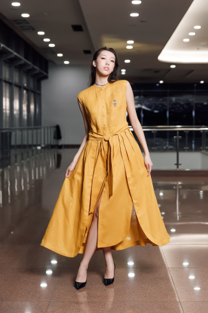 Платье Zardozi Spring/Summer 2023 Лен