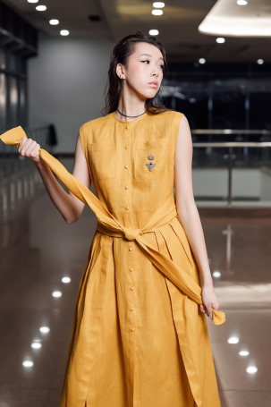 Платье Zardozi Spring/Summer 2023 Лен