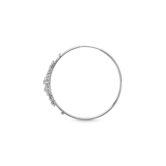 Серьги Damiani Mimosa Flexi Белое золото
