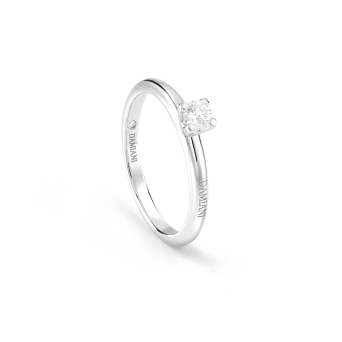 Кольцо Damiani Luce D Белое золото