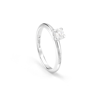 Кольцо Damiani Luce D Белое золото