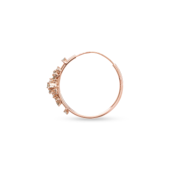 Серьги Damiani Mimosa Flexi Розовое золото
