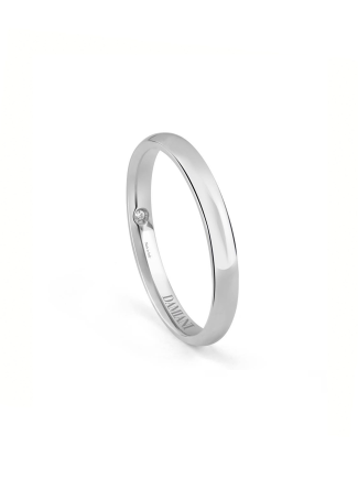 Кольцо обручальное Damiani NOI2 Белое золото