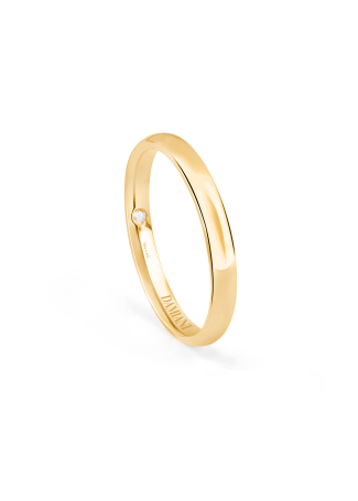 Кольцо обручальное Damiani NOI2 Желтое золото