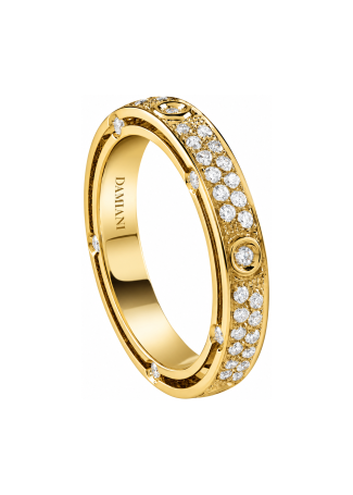 Неке жүзігі Damiani D.Side Сары алтын