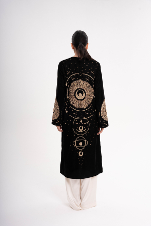 Халат Zardozi Takshila Couture Бархат