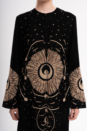 Халат Zardozi Takshila Couture Бархат