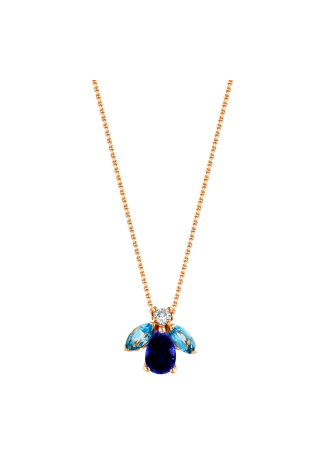 Колье Bee Goddess Bee Розовое золото