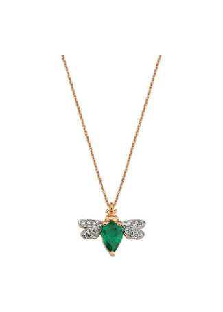 Колье Bee Goddess Bee Розовое золото