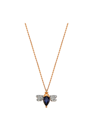 Колье Bee Goddess Bee Розовое золото