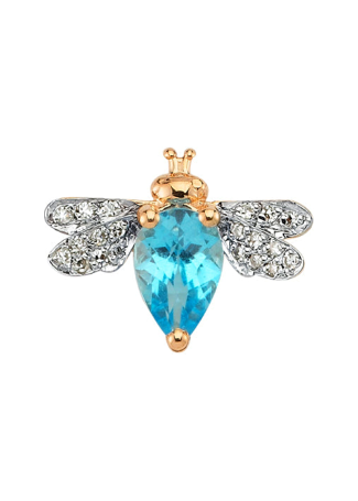 Моно серьга Bee Goddess Bee Розовое золото