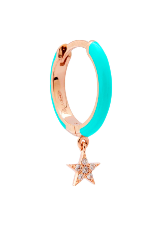 Моно серьга Djula Marbella Розовое золото