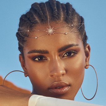 Колье Djula Soleil Белое золото