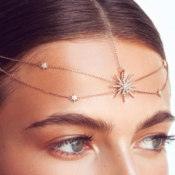 Колье Djula Soleil Белое золото