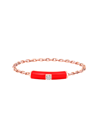 Кольцо Djula Marbella Розовое золото