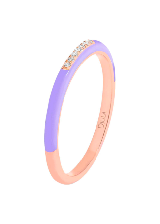 Кольцо Djula Marbella Розовое золото