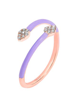 Кольцо Djula Marbella Розовое золото