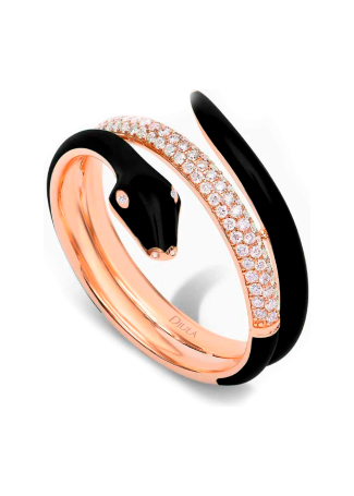 Кольцо Djula Jungle Розовое золото