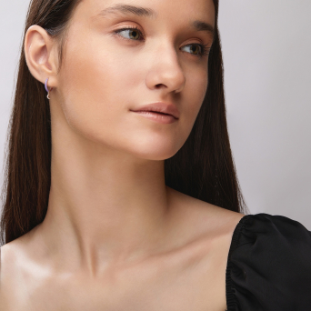 Моно серьга Djula Marbella Розовое золото