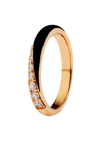Кольцо RF Enamel Розовое золото
