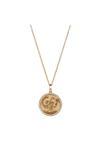 Колье RF ZODIACO Розовое золото